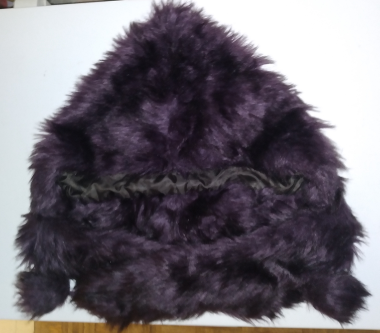 Winter Woman's Hooded/Scarf Purple Color image indicator(6)