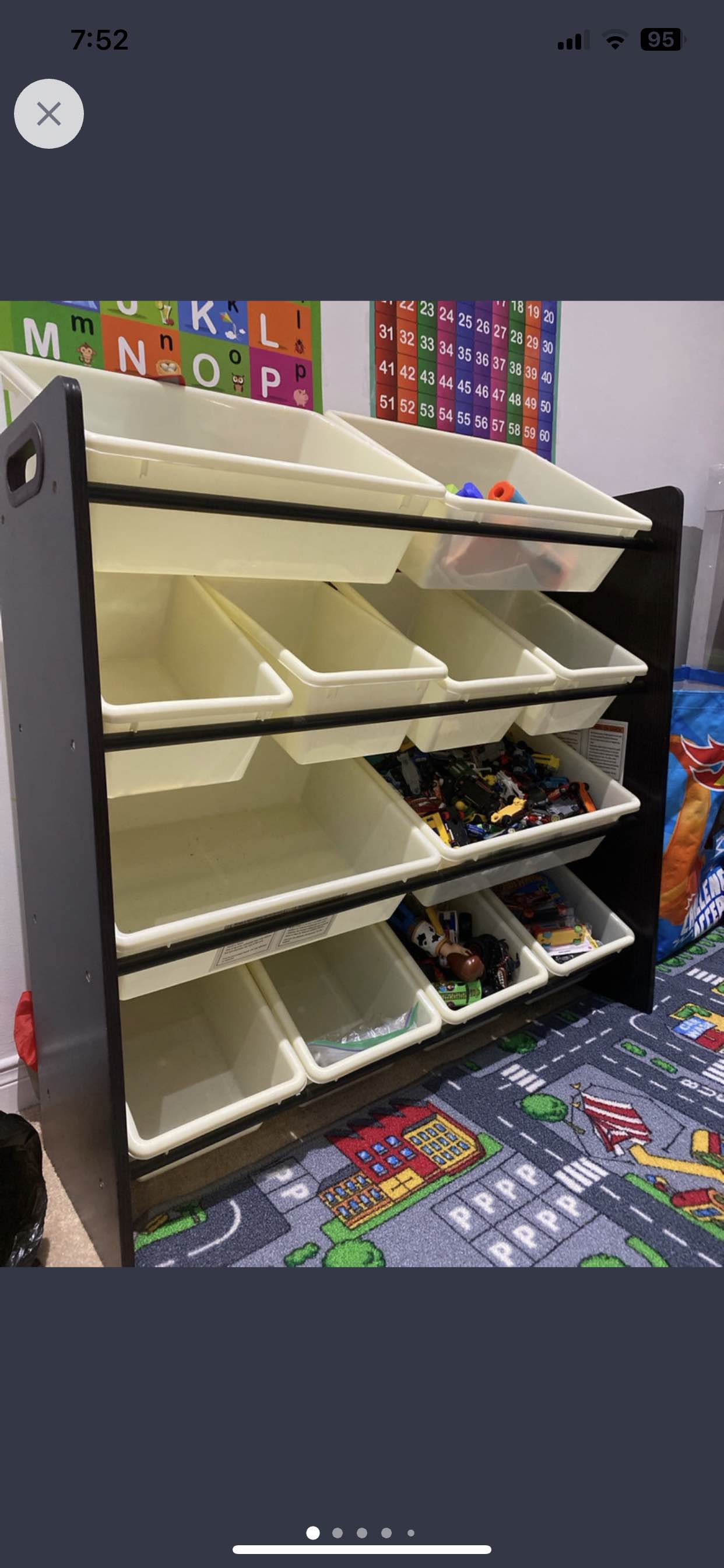 12 Bin toys organizer thumbnail
