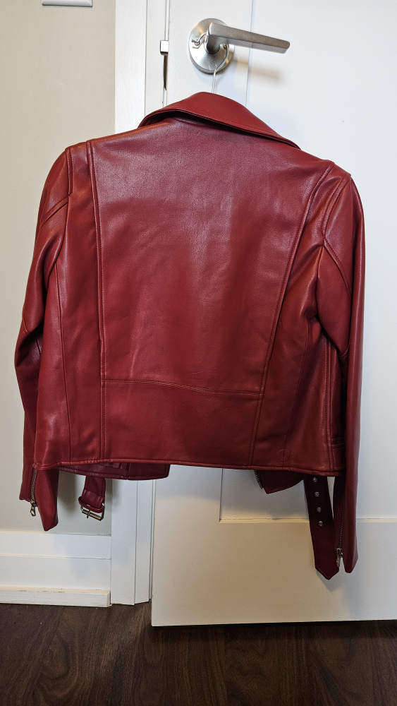 zara leather jacket - photo 2