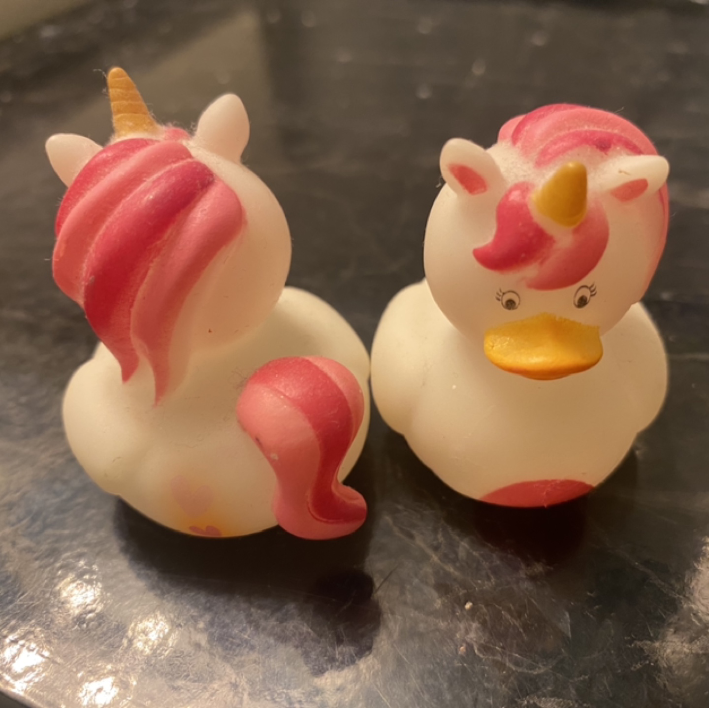 #freecycle Unicorn Duck Pair w/ Vaguely Threatening Aura - photo 3