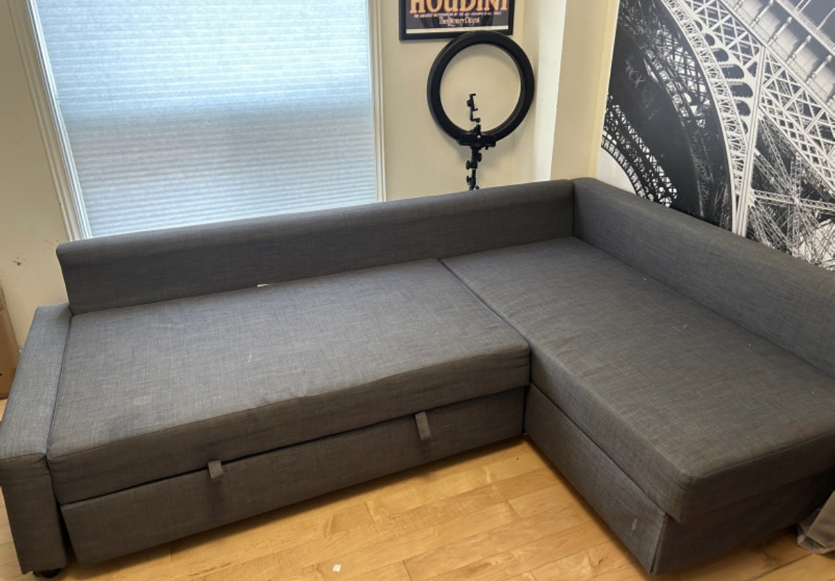 FRIHETEN IKEA couch with storage - photo 2