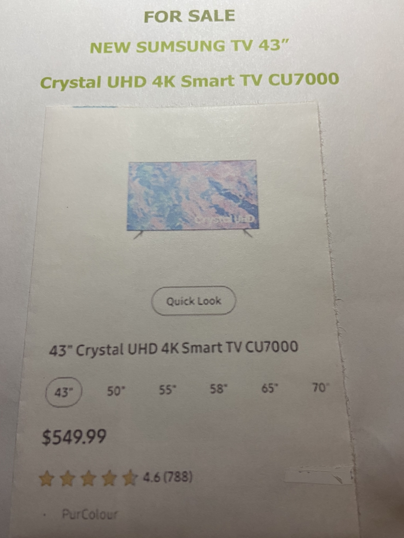 Brand New Samsung 43” smart TV - photo 3