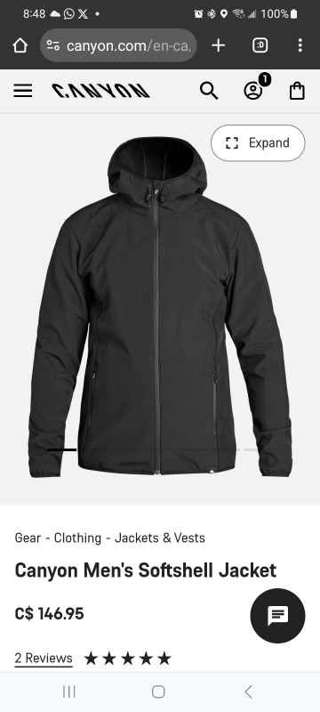 Cycling CANYON sport Jacket image indicator(2)