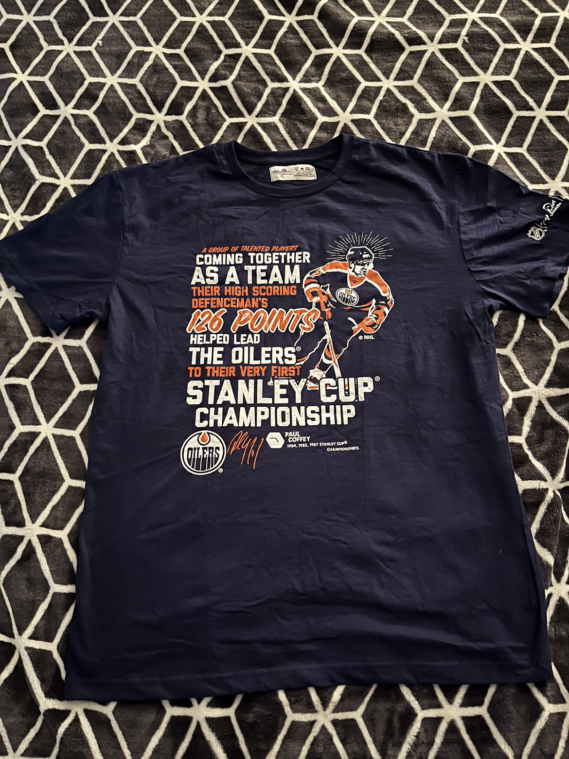 Edmonton Oilers Paul Coffey Men’s Large T-Shirt thumbnail