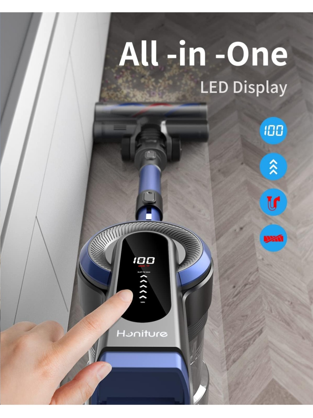 HONITURE CORDLESS VACCUM CLEANER - photo 3