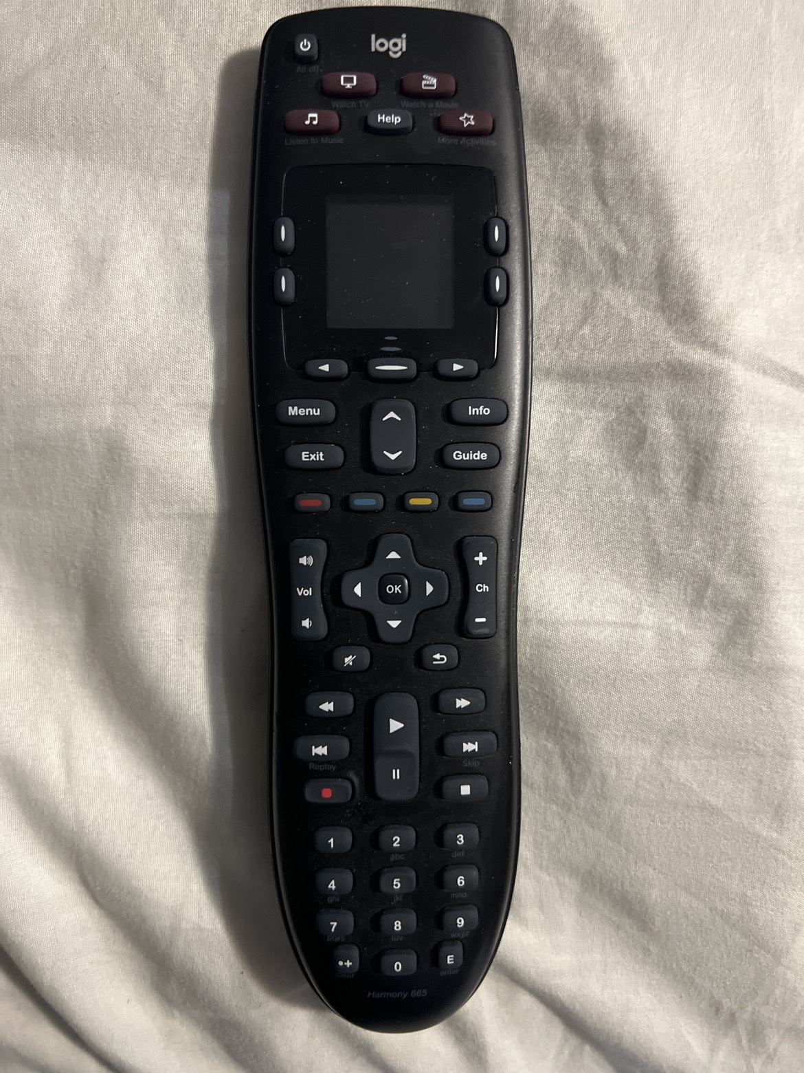 Logitech harmony 665 universal remote