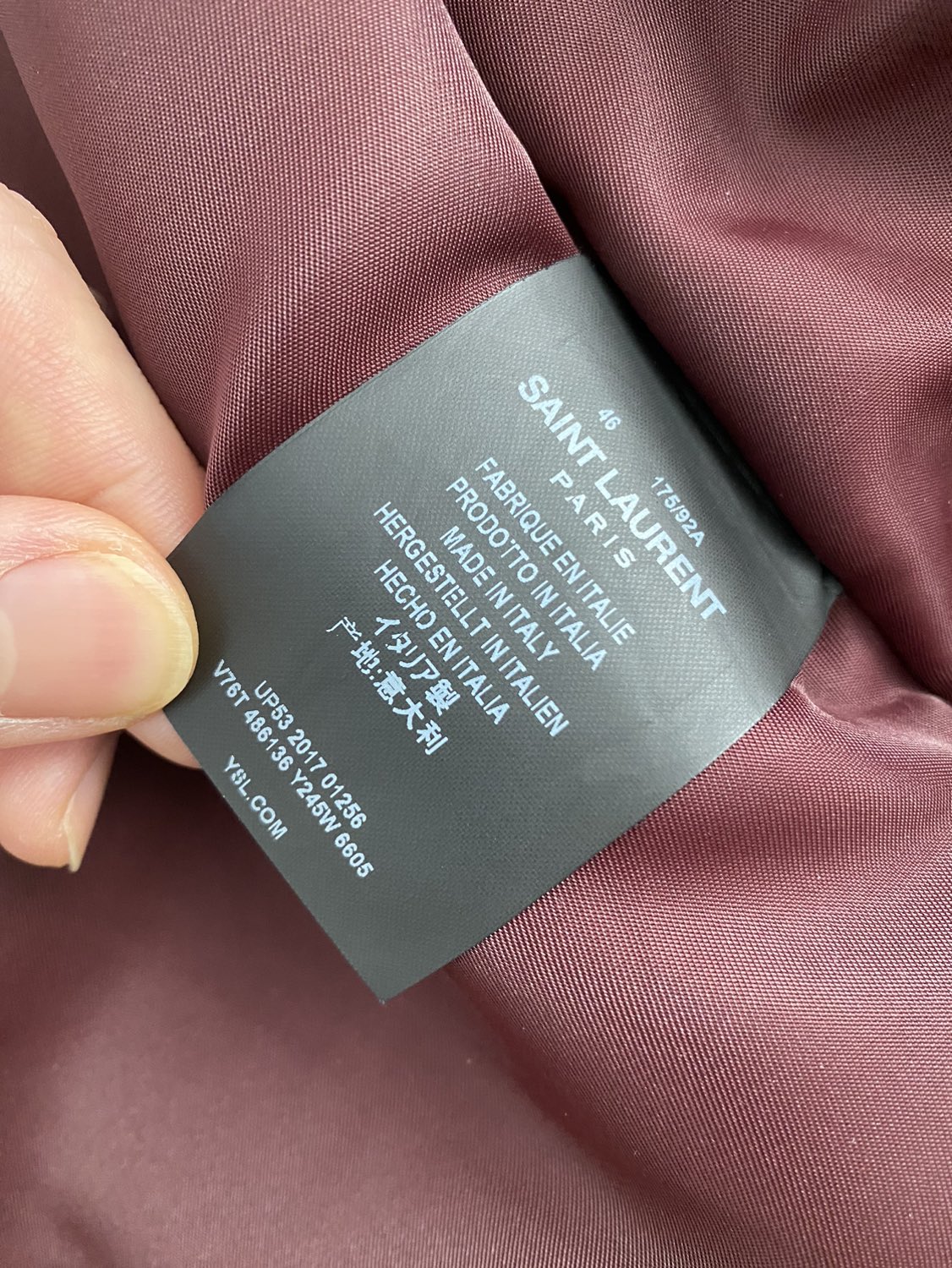 Saint Laurent Paris Bomber Jacket image indicator(5)