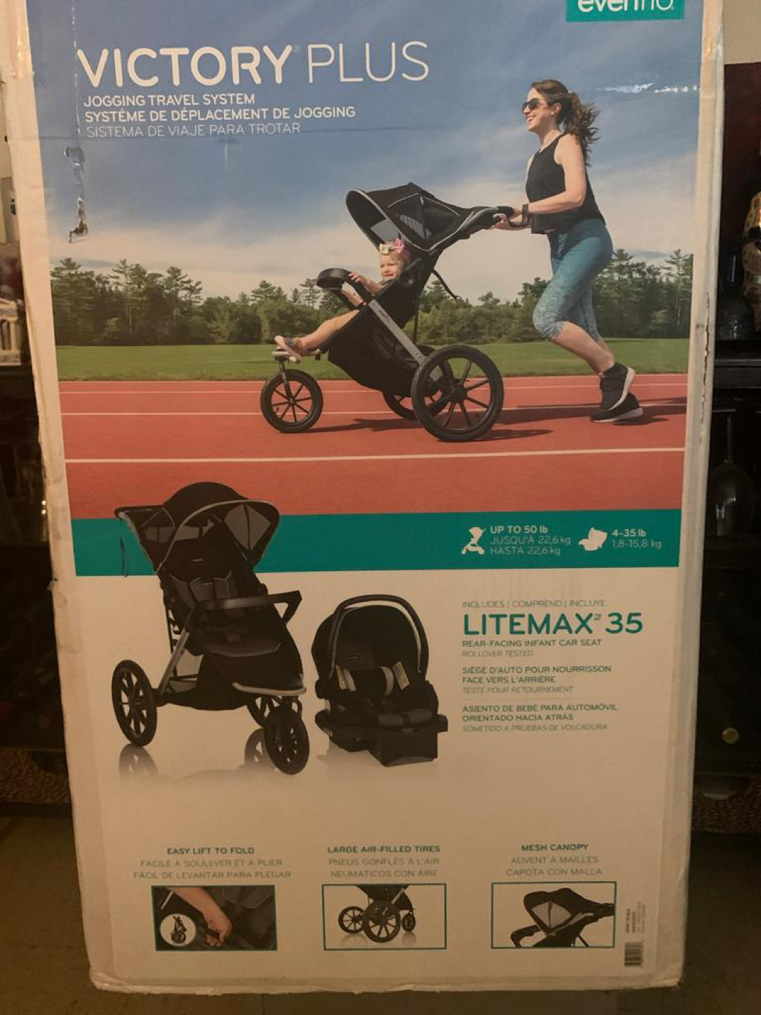 Evenflo Victory Jogging Travel System with Car Seat thumbnail