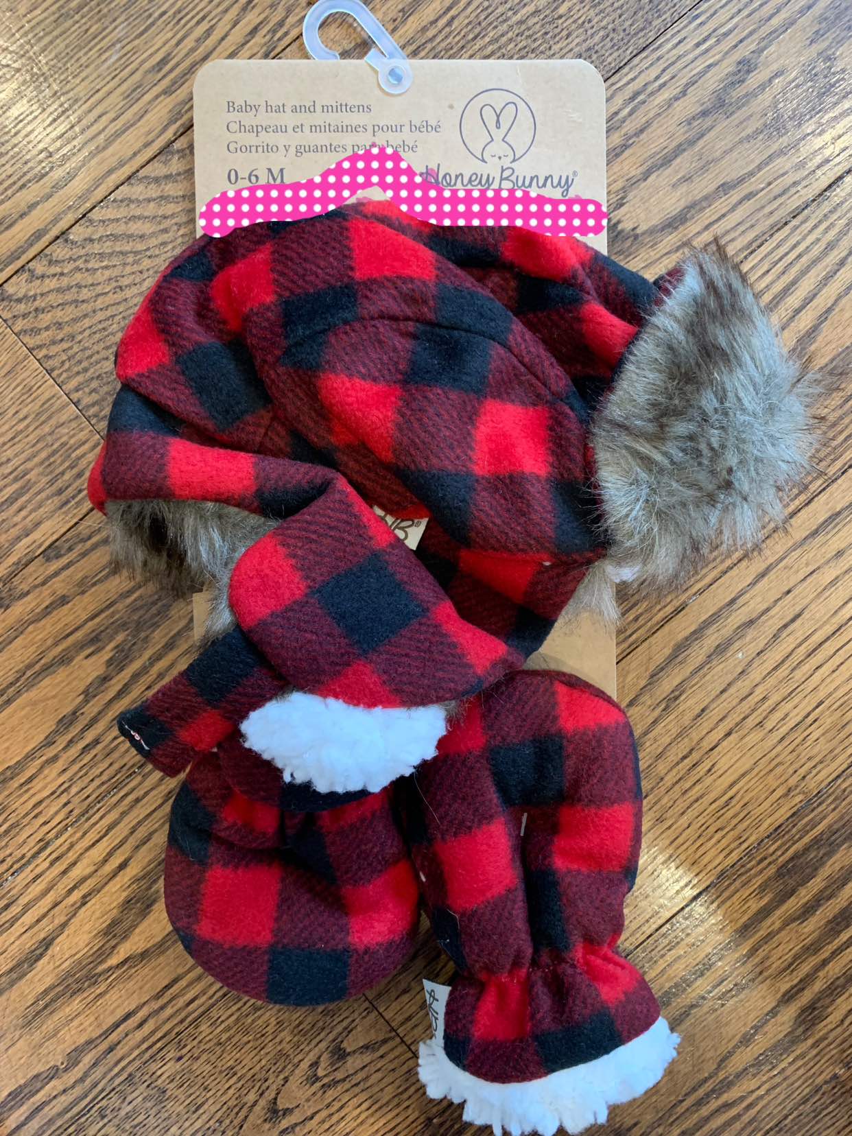 BN Honey Bunny Baby Hat and Mittens