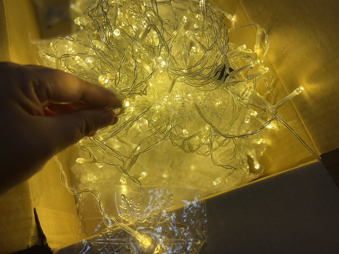 Led snowflakes chrstmas lights image indicator(7)