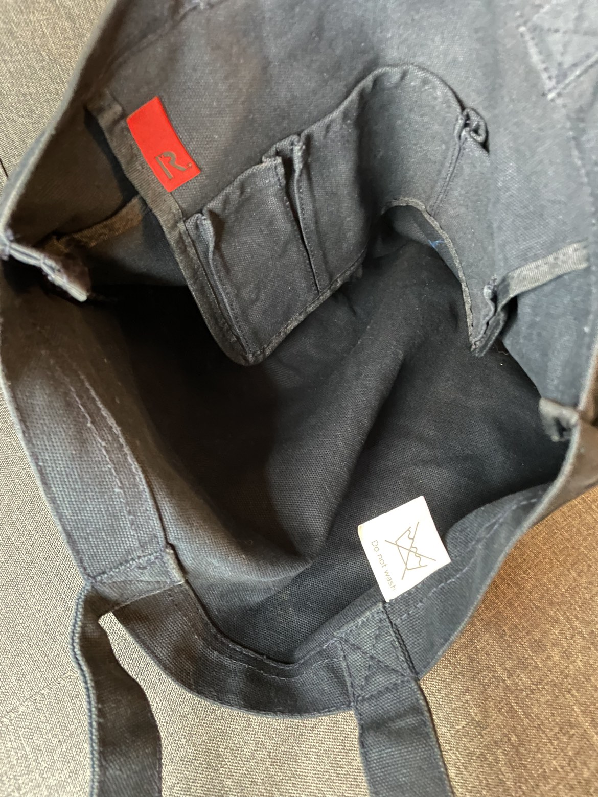 Monocle Navy Blue Tote Bag image indicator(6)