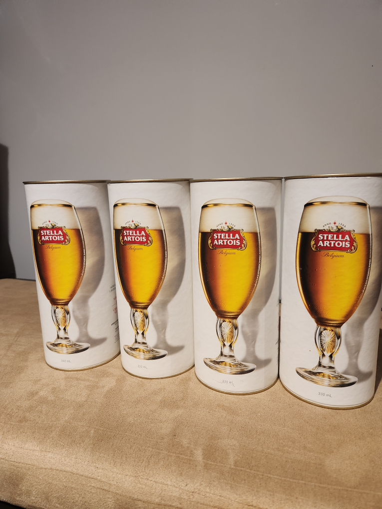 Stella Artois limited edition beer glasses brand new never used