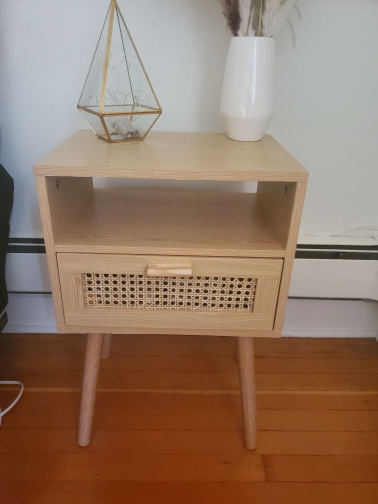 boho , ratten, night stand set of 2