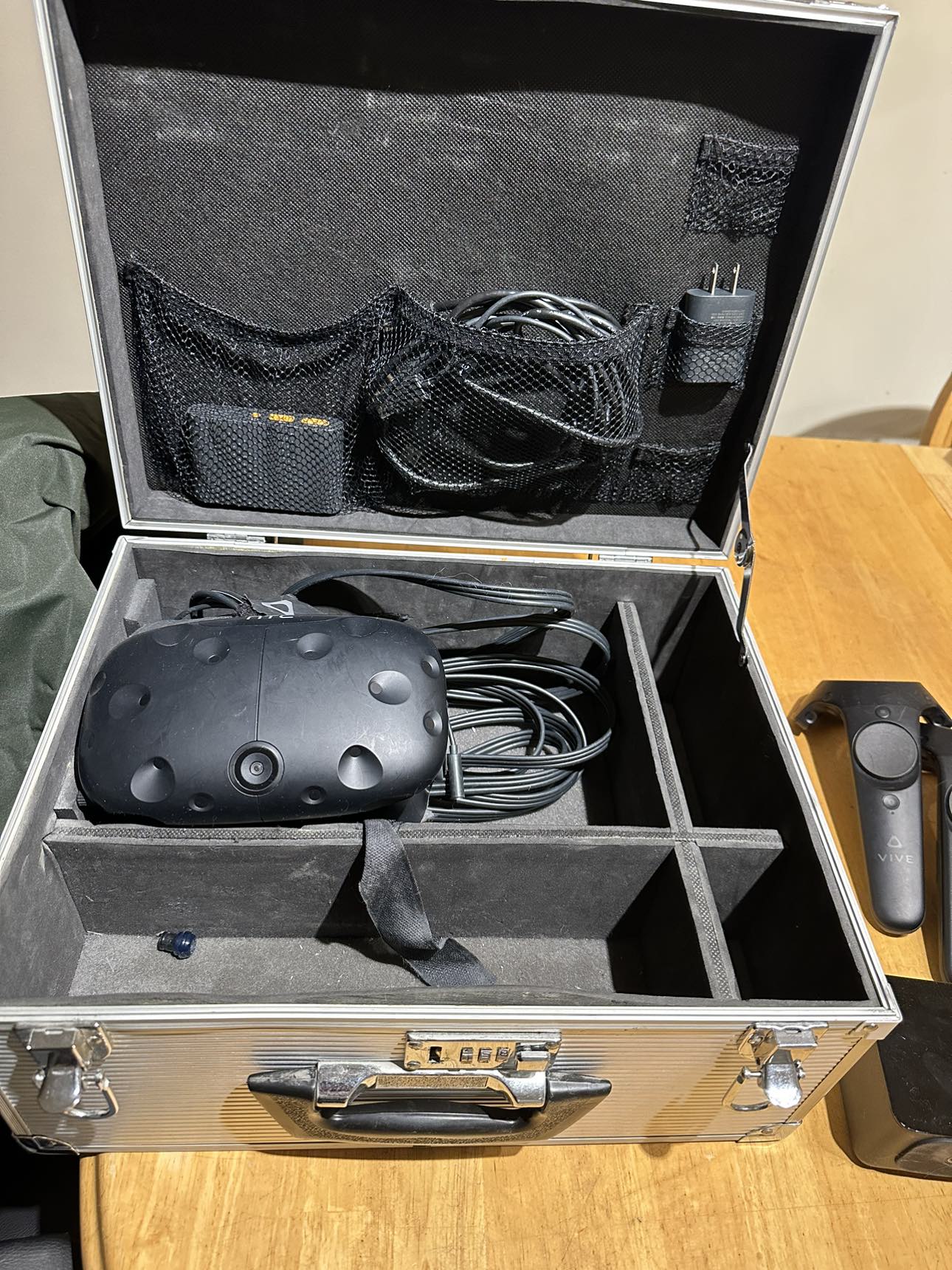 HTC VIVE with a carrying case