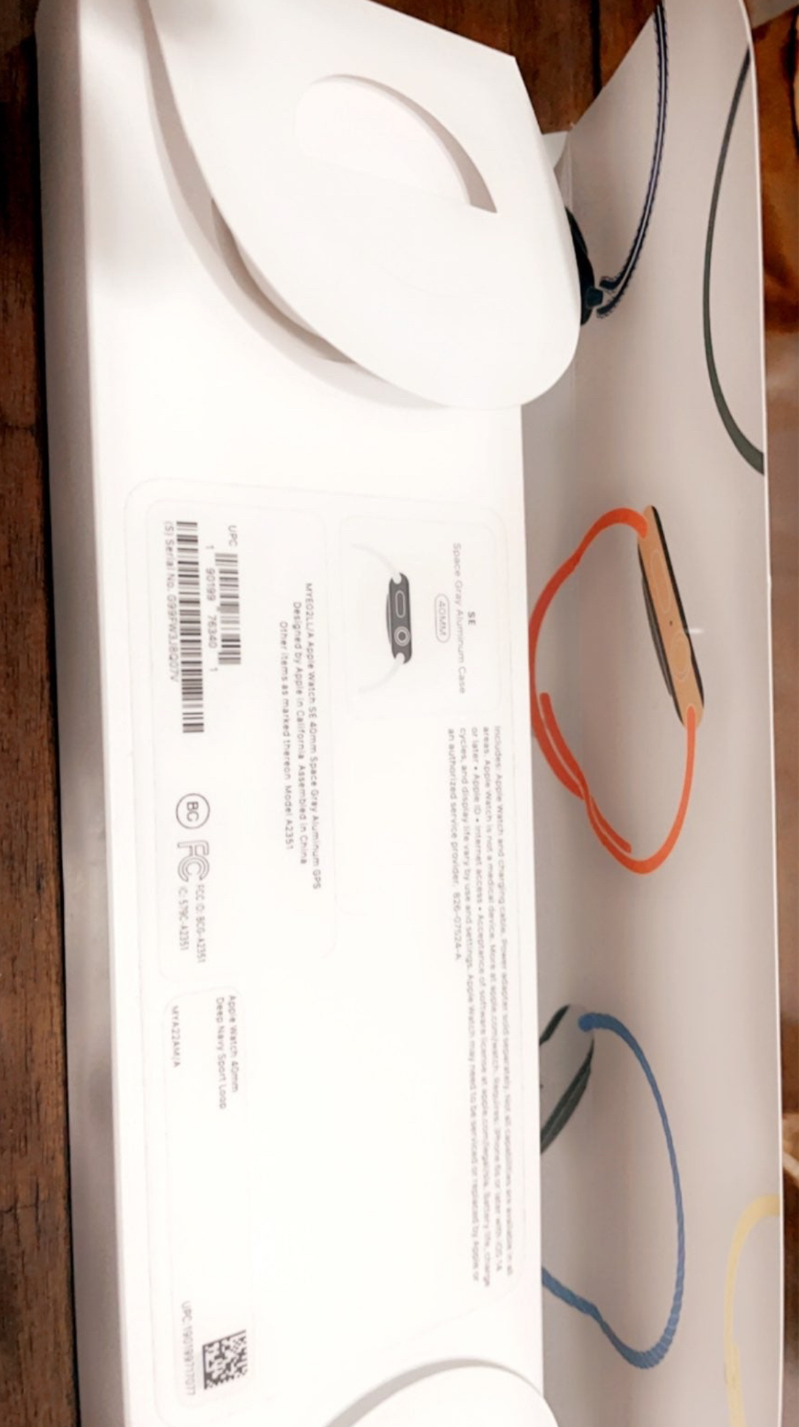 Apple Watch SE WITH Deep Navy Sport Loop - photo 2