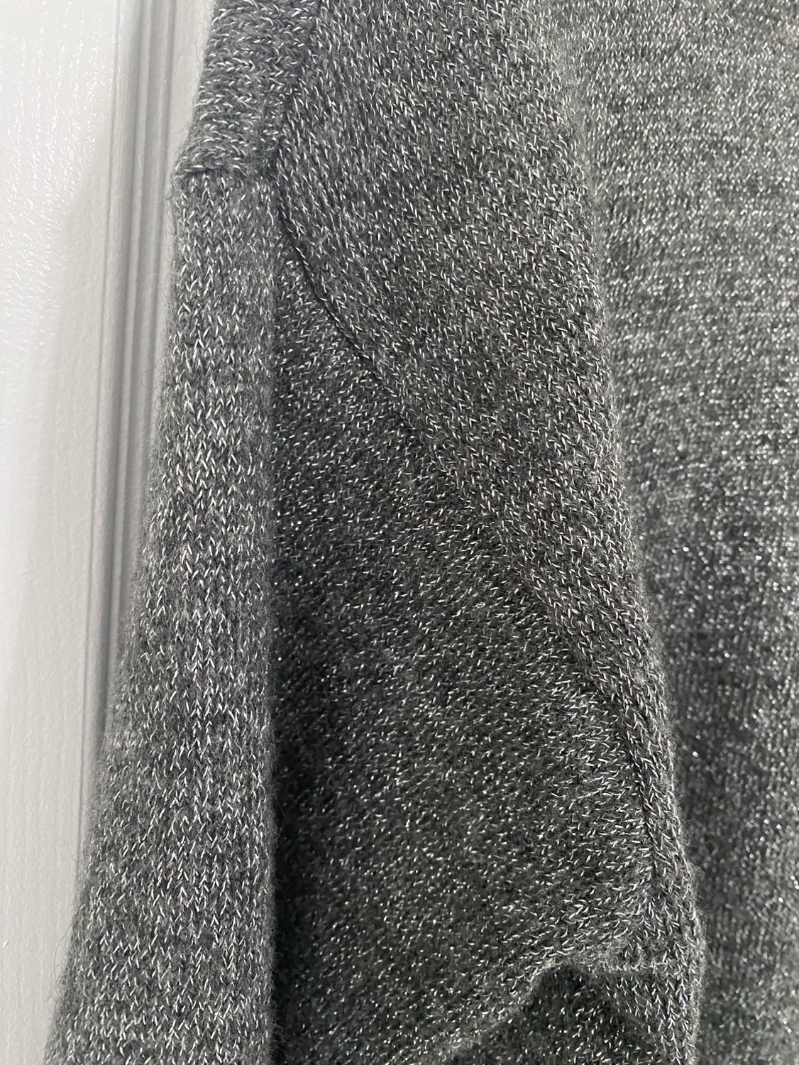 H&M Sparkly Gray Sweater image indicator(3)