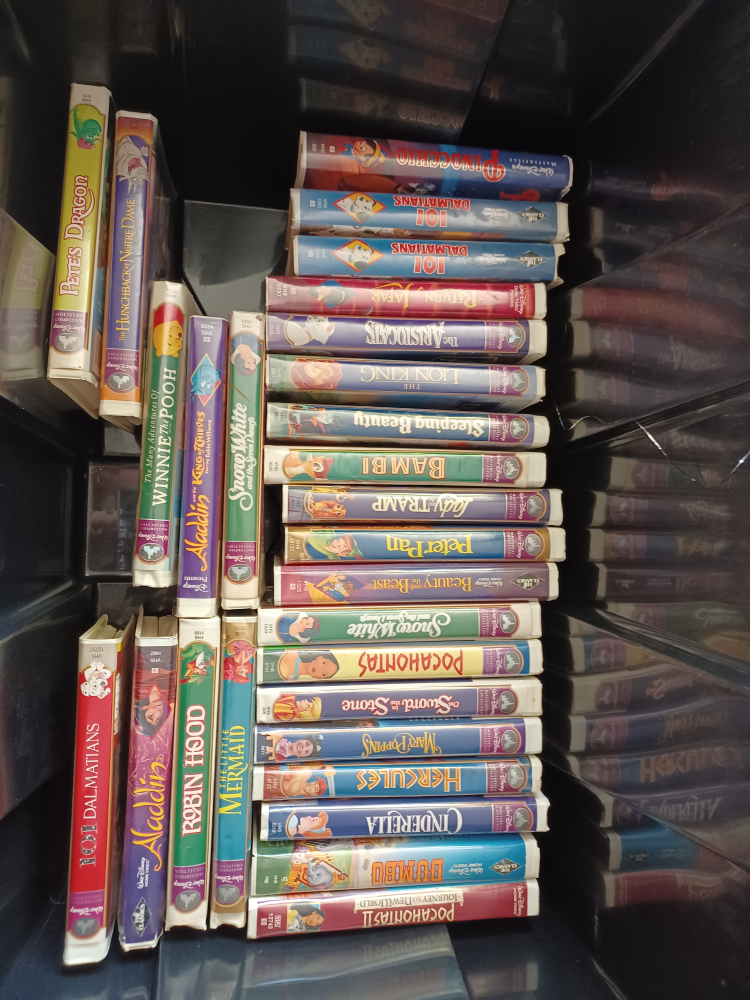 Disney vhs movies opened - photo 3