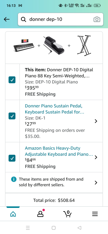 88 Keys Digital Piano + Stand + Pedal + Cover - photo 2