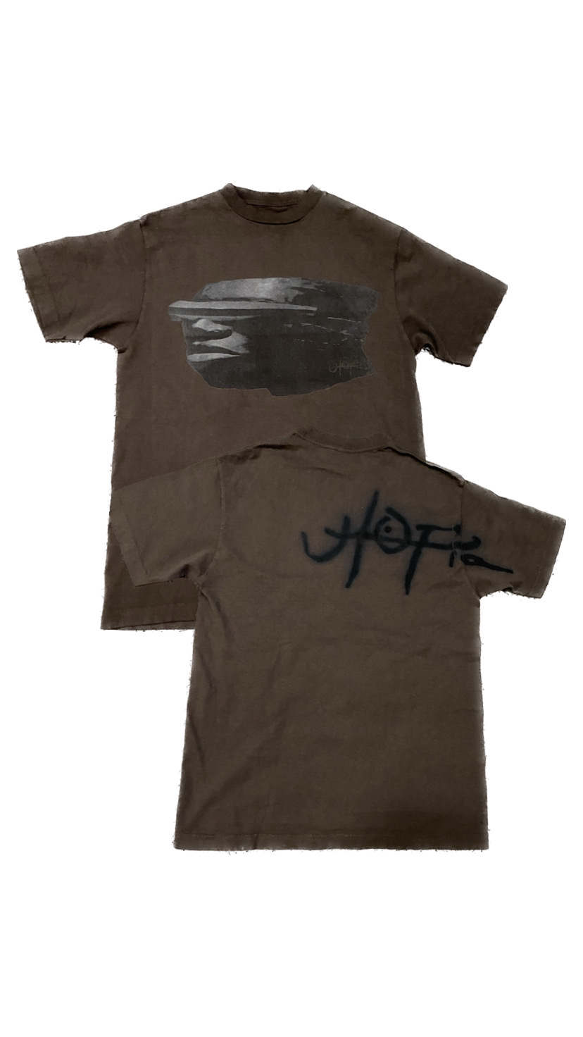 TRAVIS SCOTT C2 TEE BROWN MEDIUM