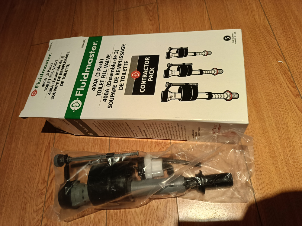 FLUIDMASTER 400A Universal Toilet Tank Fill Valve - 9.5" x 14"