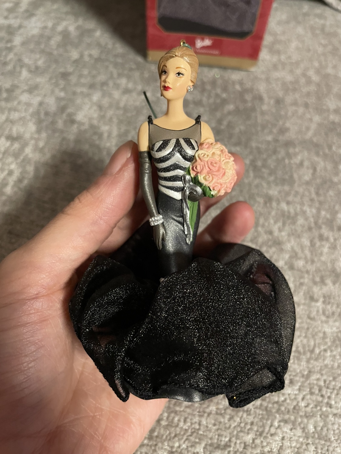 Hallmark Keepsake Barbie Ornament; 40th Anniversary Barbie 1999 image indicator(2)