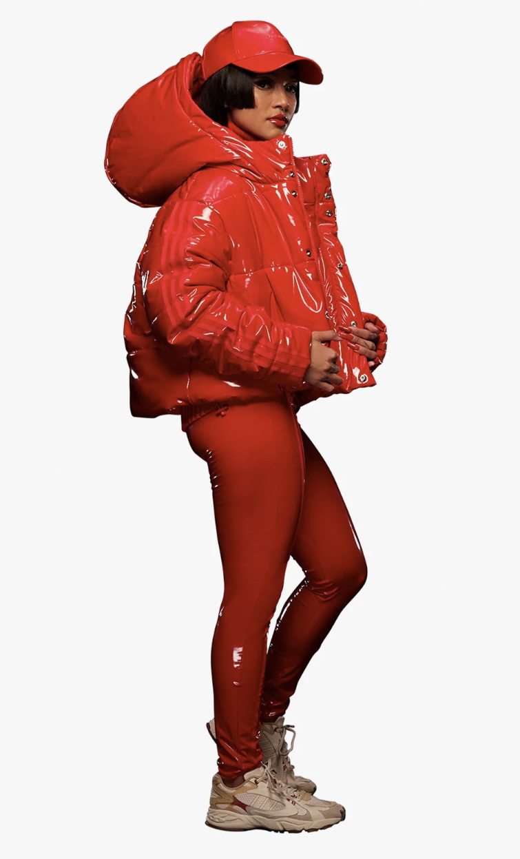 New with tags Ivy Park adidas red puffer Large image indicator(7)