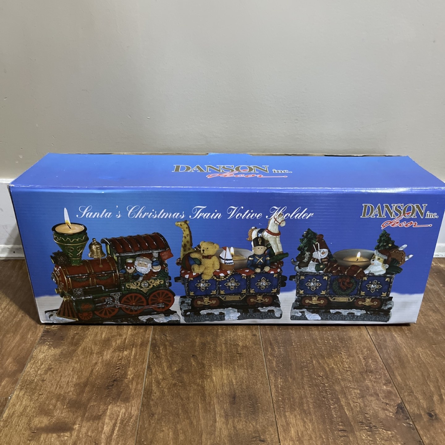 #freecycle 🎄Christmas Santa train candle holders thumbnail