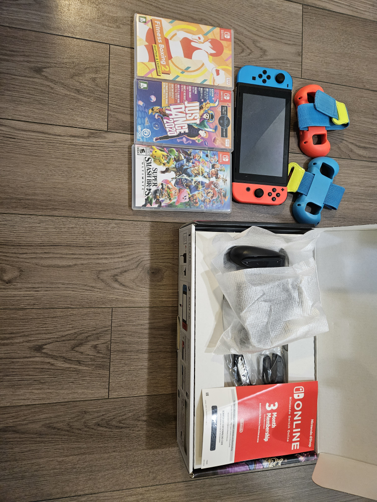 1 year used Nintendo Switch