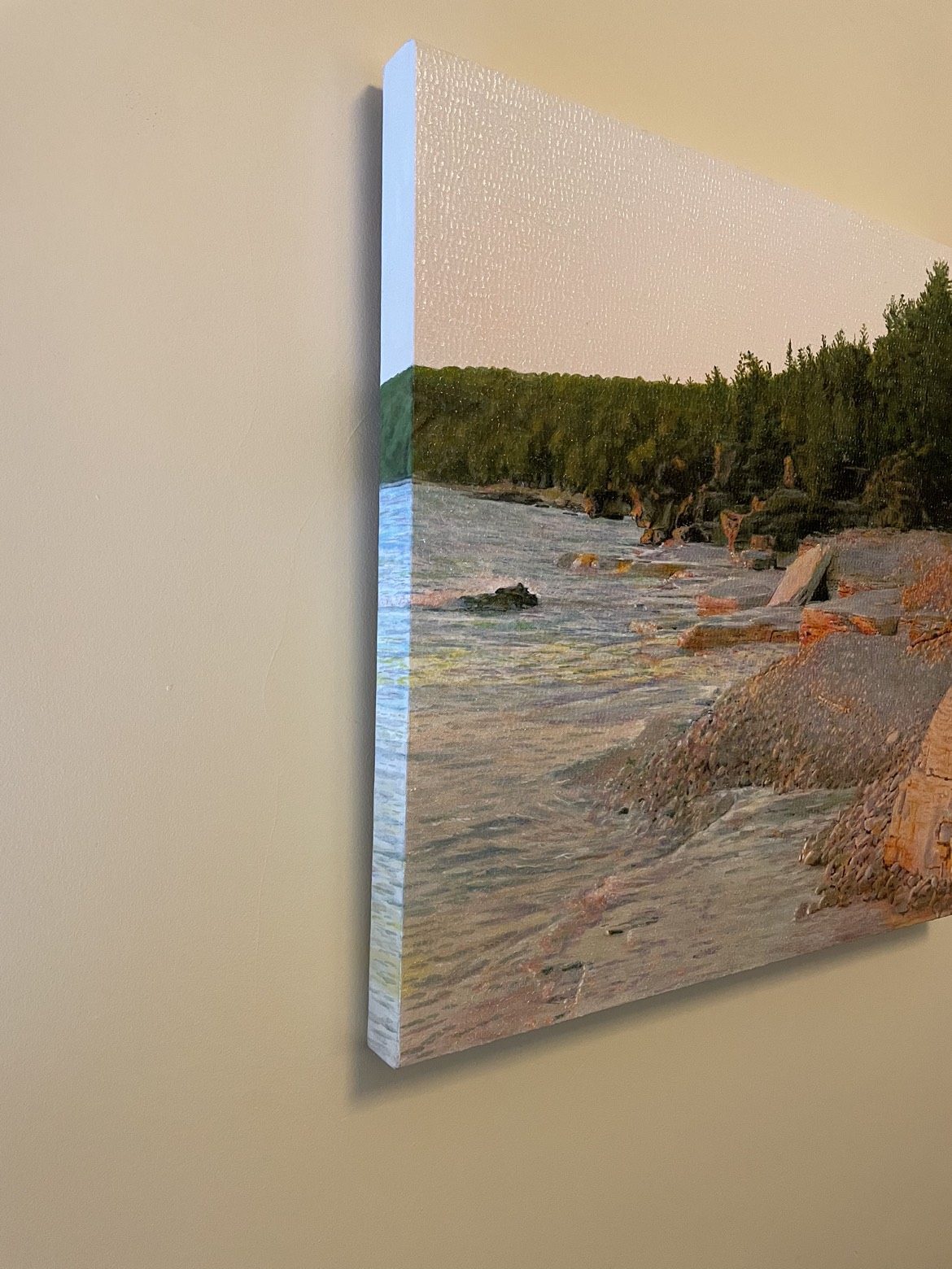 Original oil painting on canvas, Canadian artist, signed - photo 3