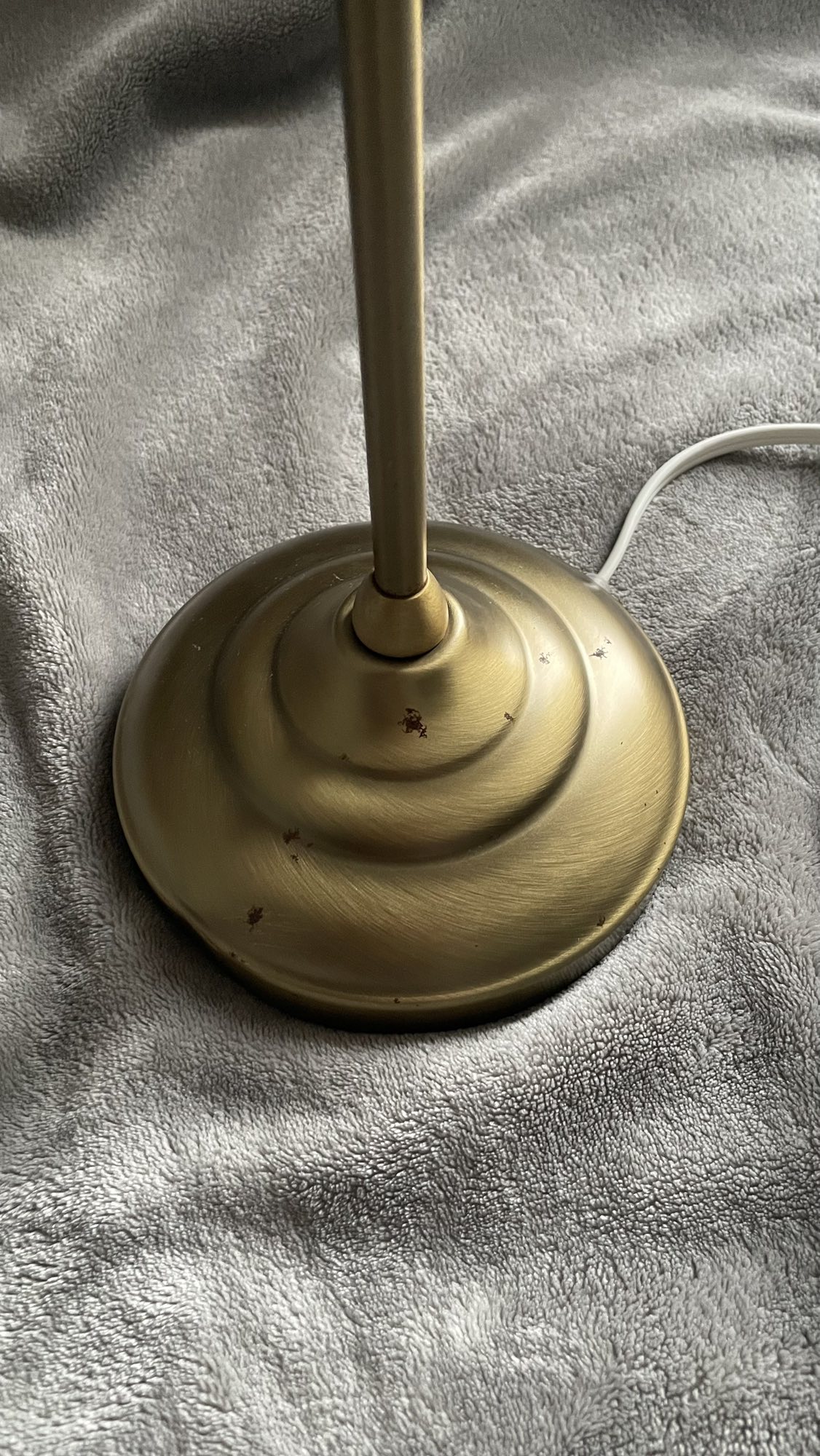 Ikea Table Lamp - brass/white image indicator(2)