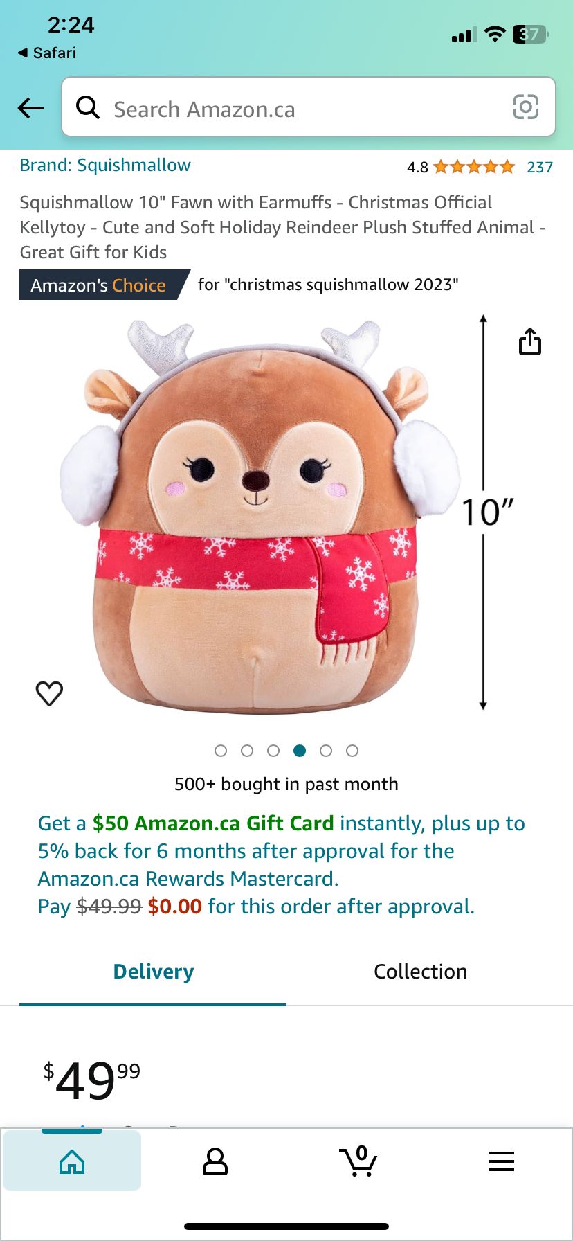 Darla the Fawn Squishmallow 8” image indicator(5)