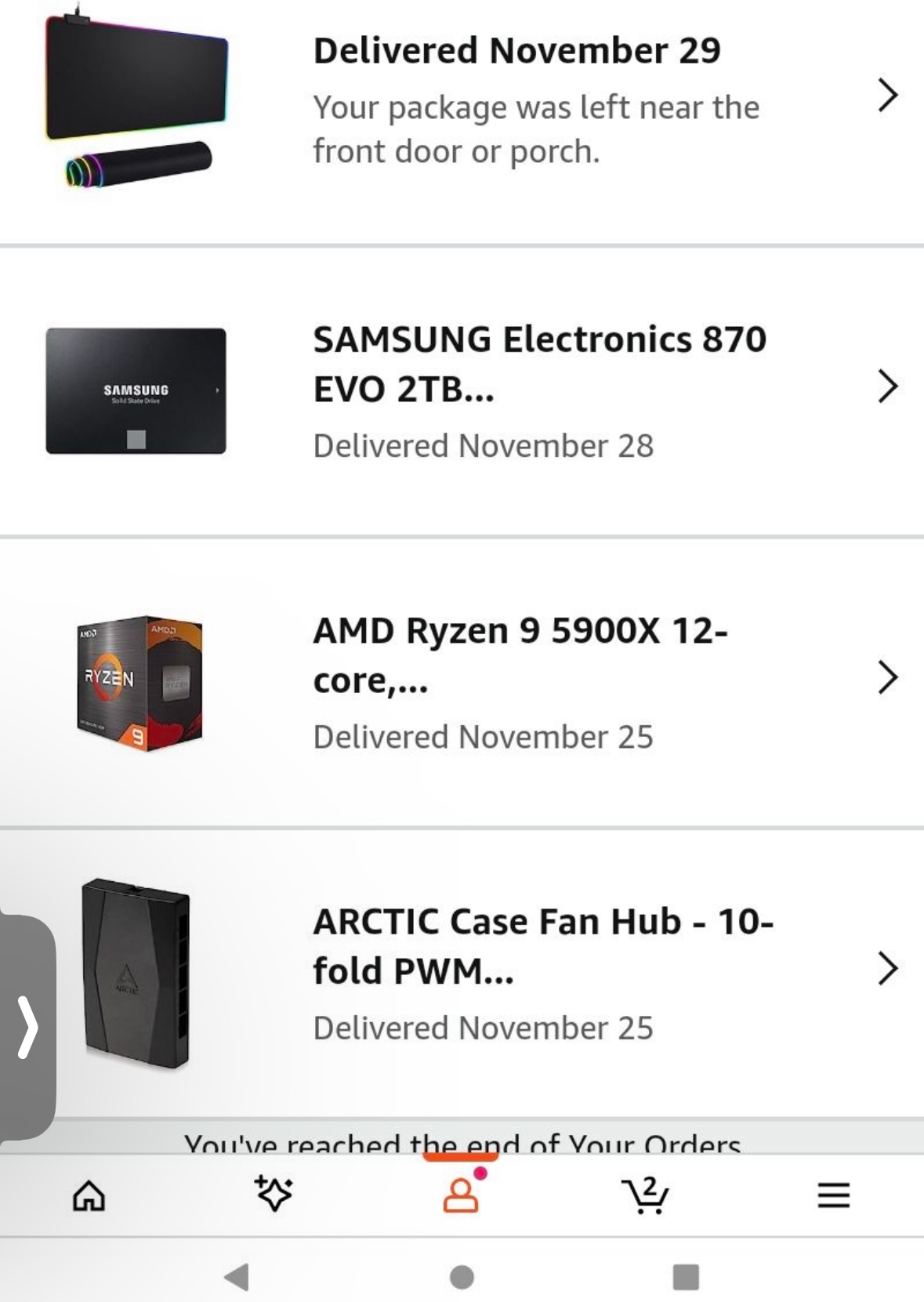 samsung Ssd 870 evo 2tb - photo 2