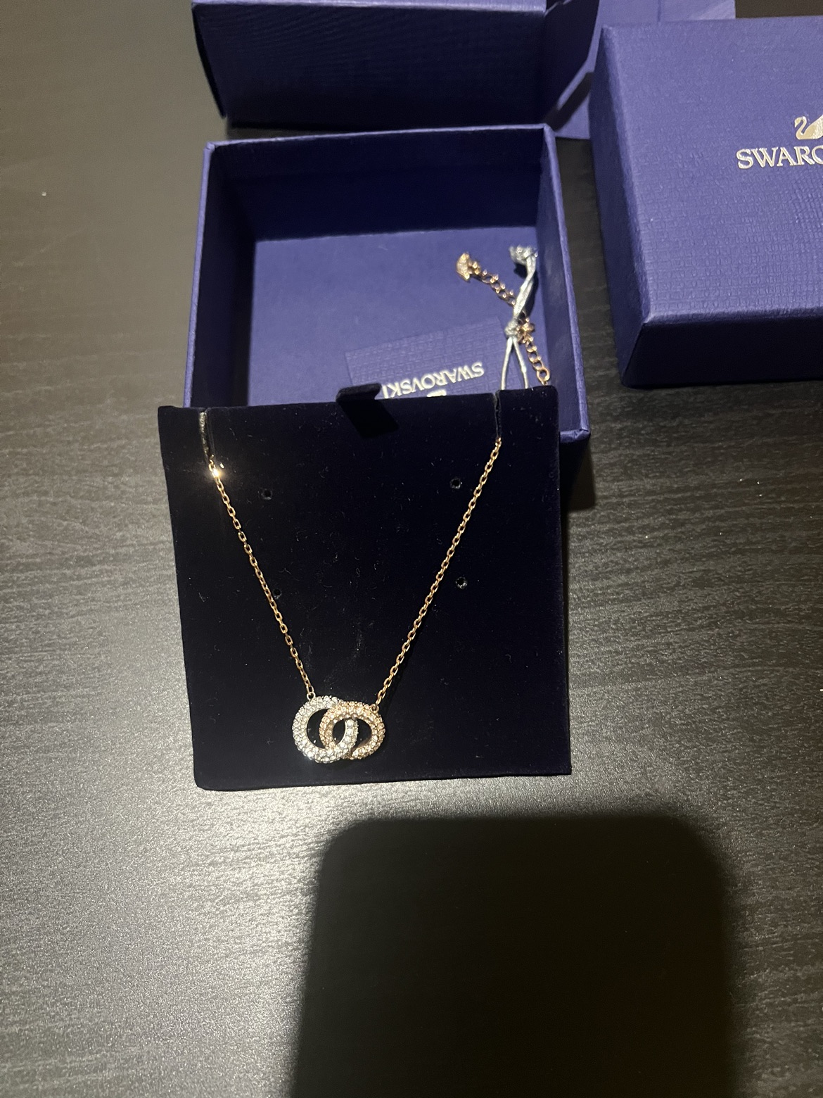 Swarovski Rose Gold necklace - photo 3