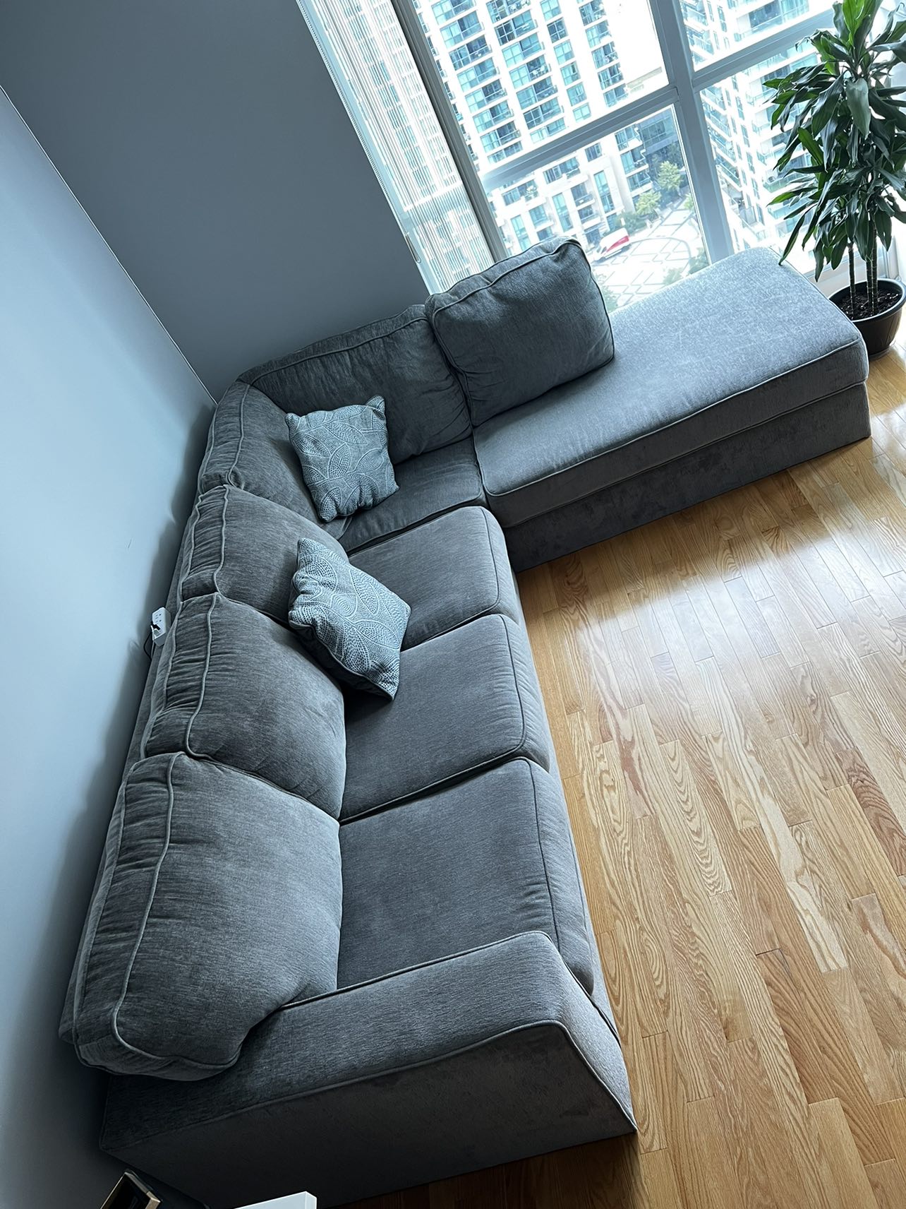 Living-room sofa 2 piece sectional