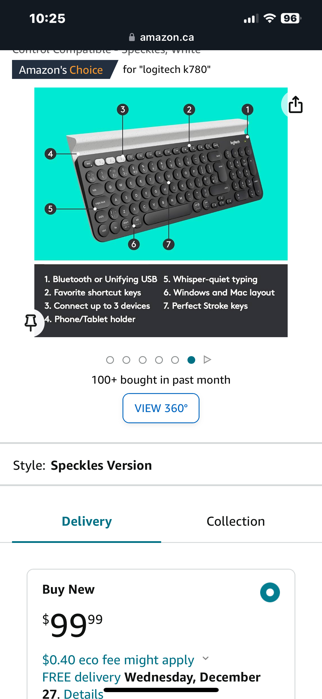 Logitech Wireless Keyboard - photo 2