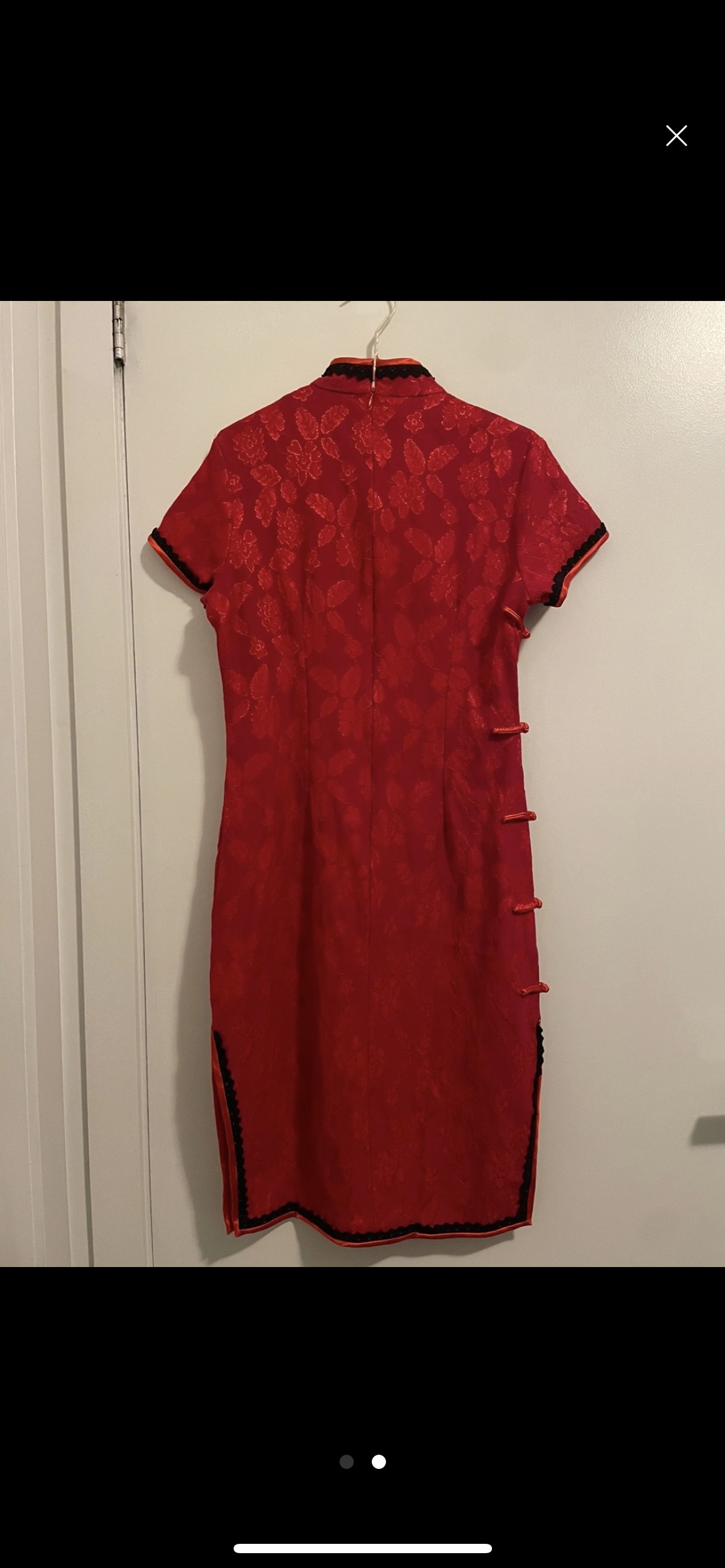 Red chinese dress cheongsam - photo 2