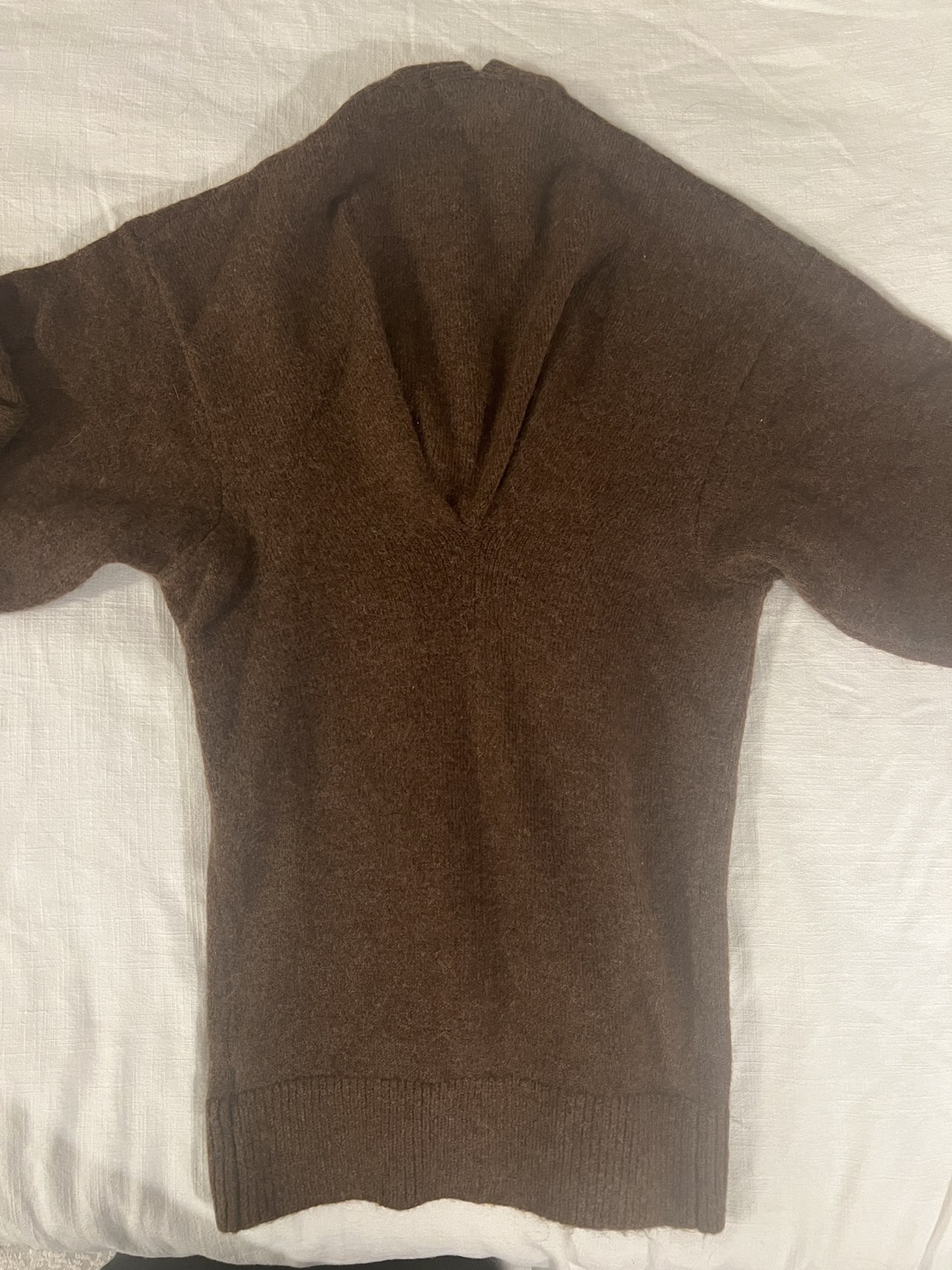 Brown sweater cardigan - photo 2