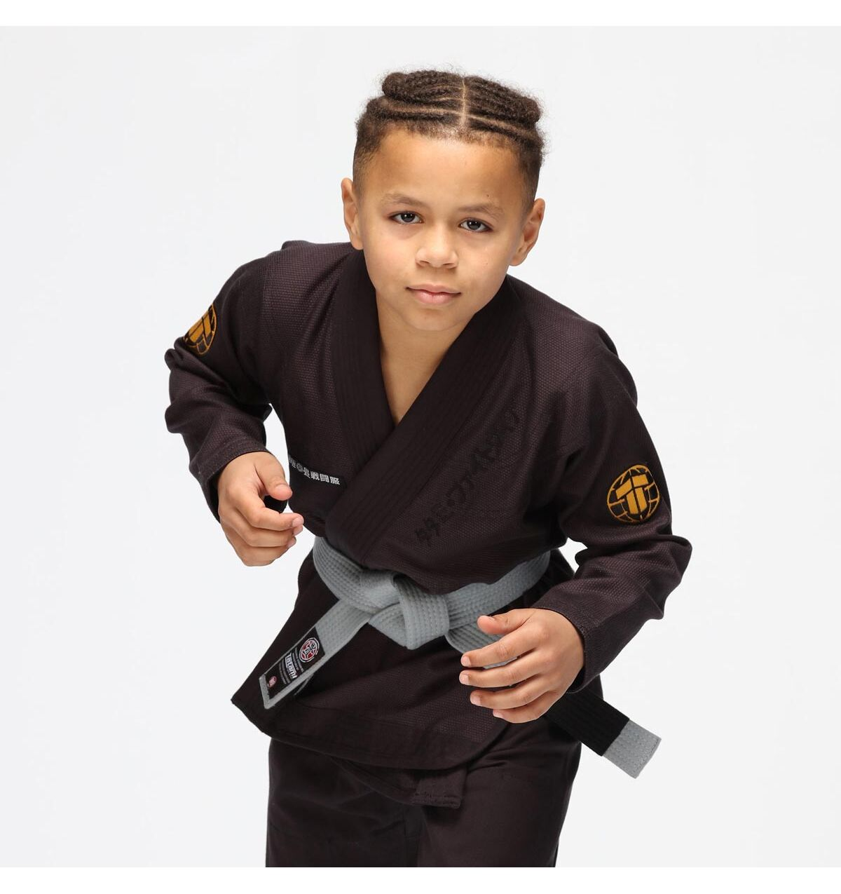 Brazilian Jiu-jitsu Gi (Kimono) for Kids - Gunmetal colour - photo 2