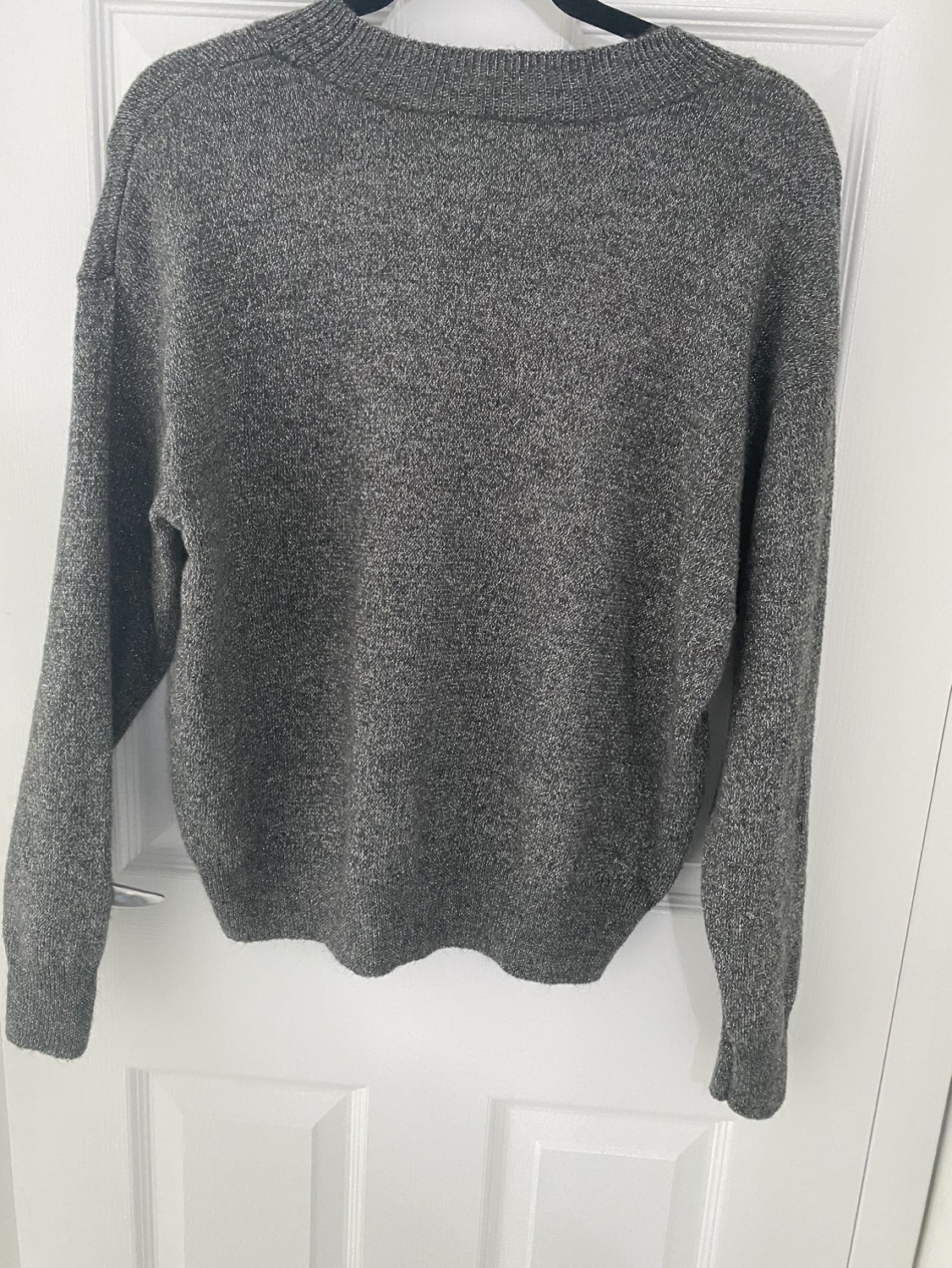 H&M Sparkly Gray Sweater image indicator(2)