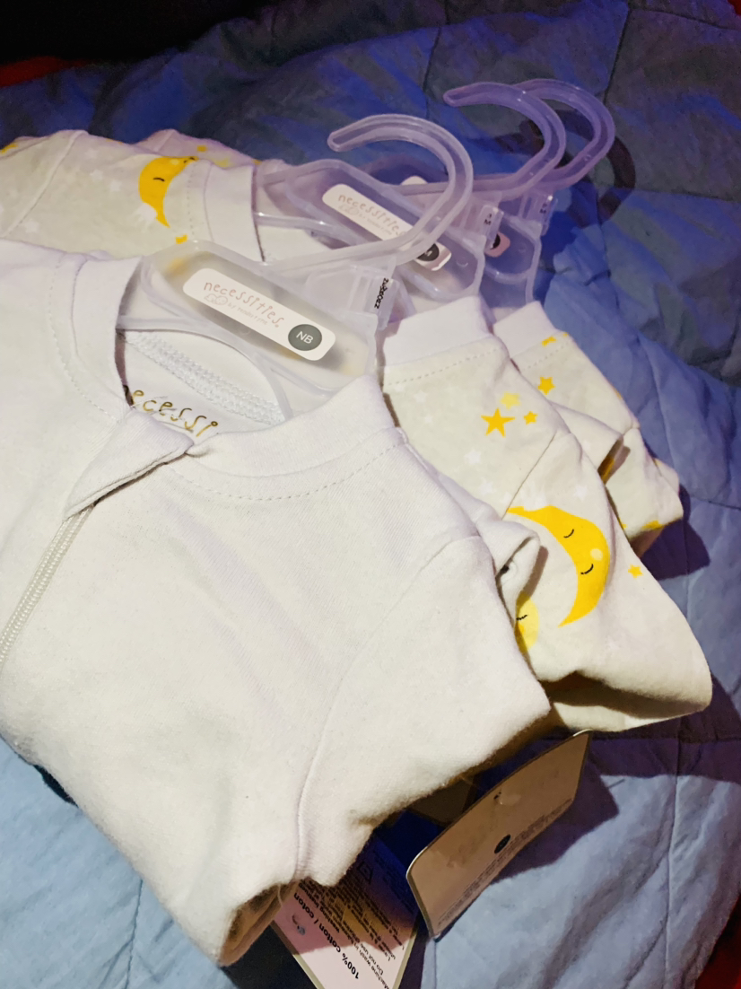 3 new Footsies baby sleepers newborn -9months image indicator(2)