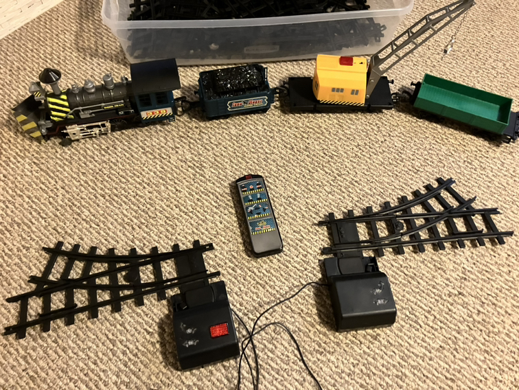 Iron horse work train set