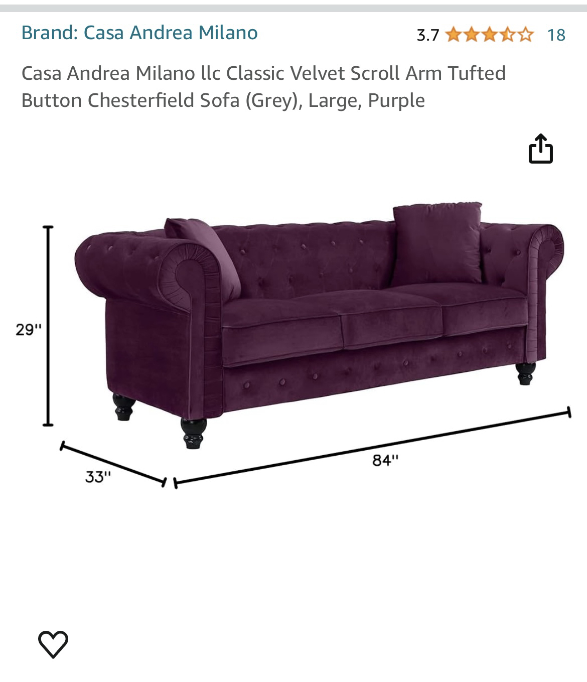 Velvet couch - photo 2