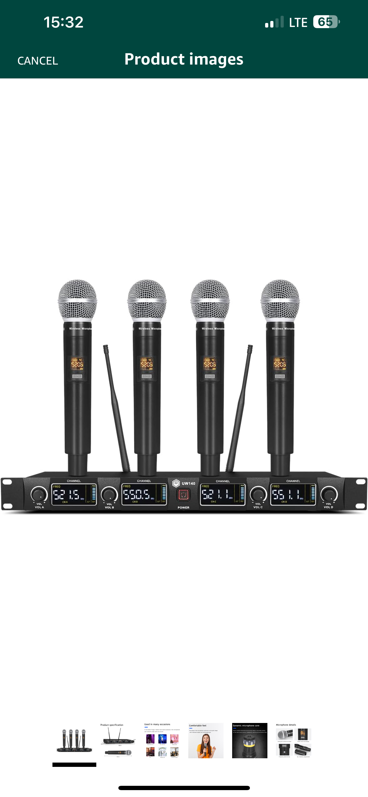 Wireless microphone with 4handheld - photo 2