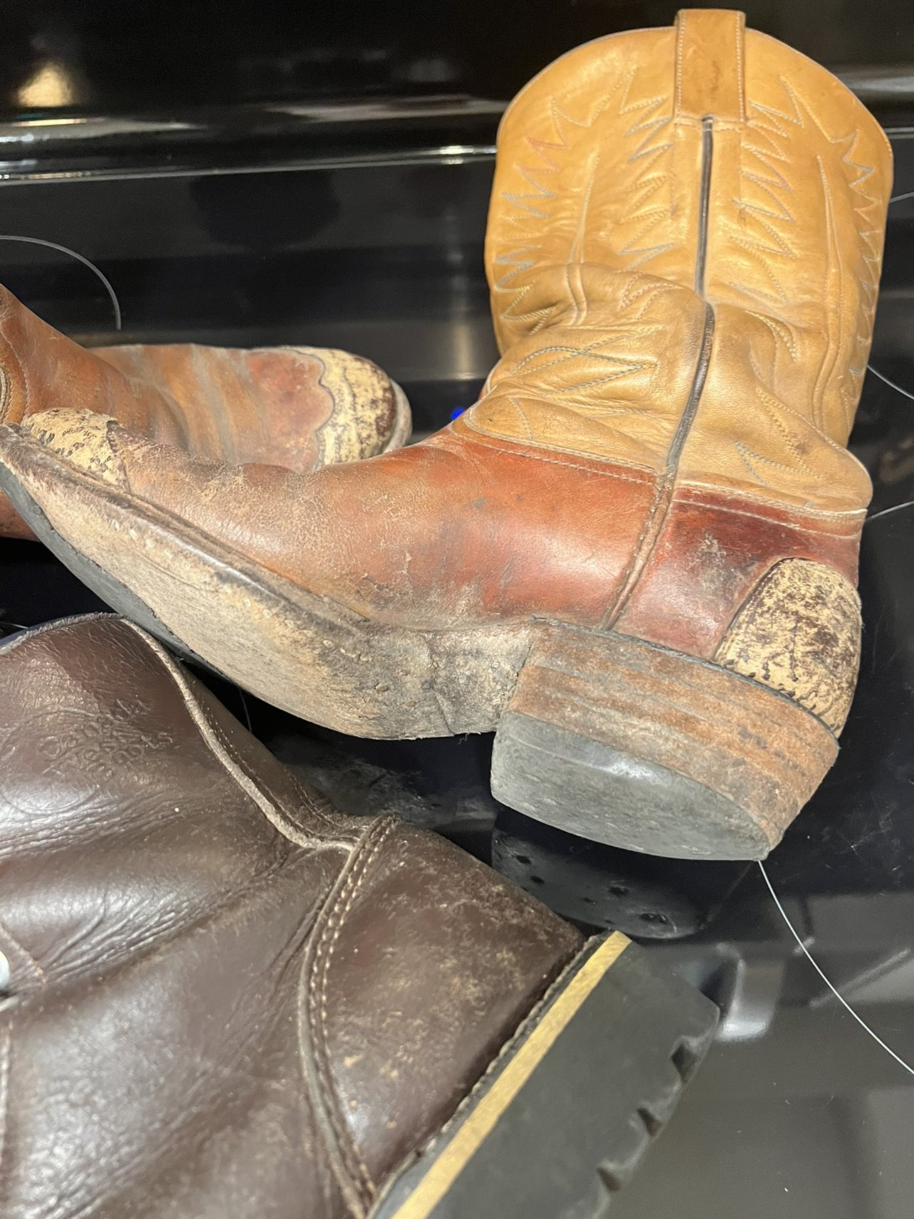 Boots - Size 8 W - Steel Toe & Cowboy - photo 3