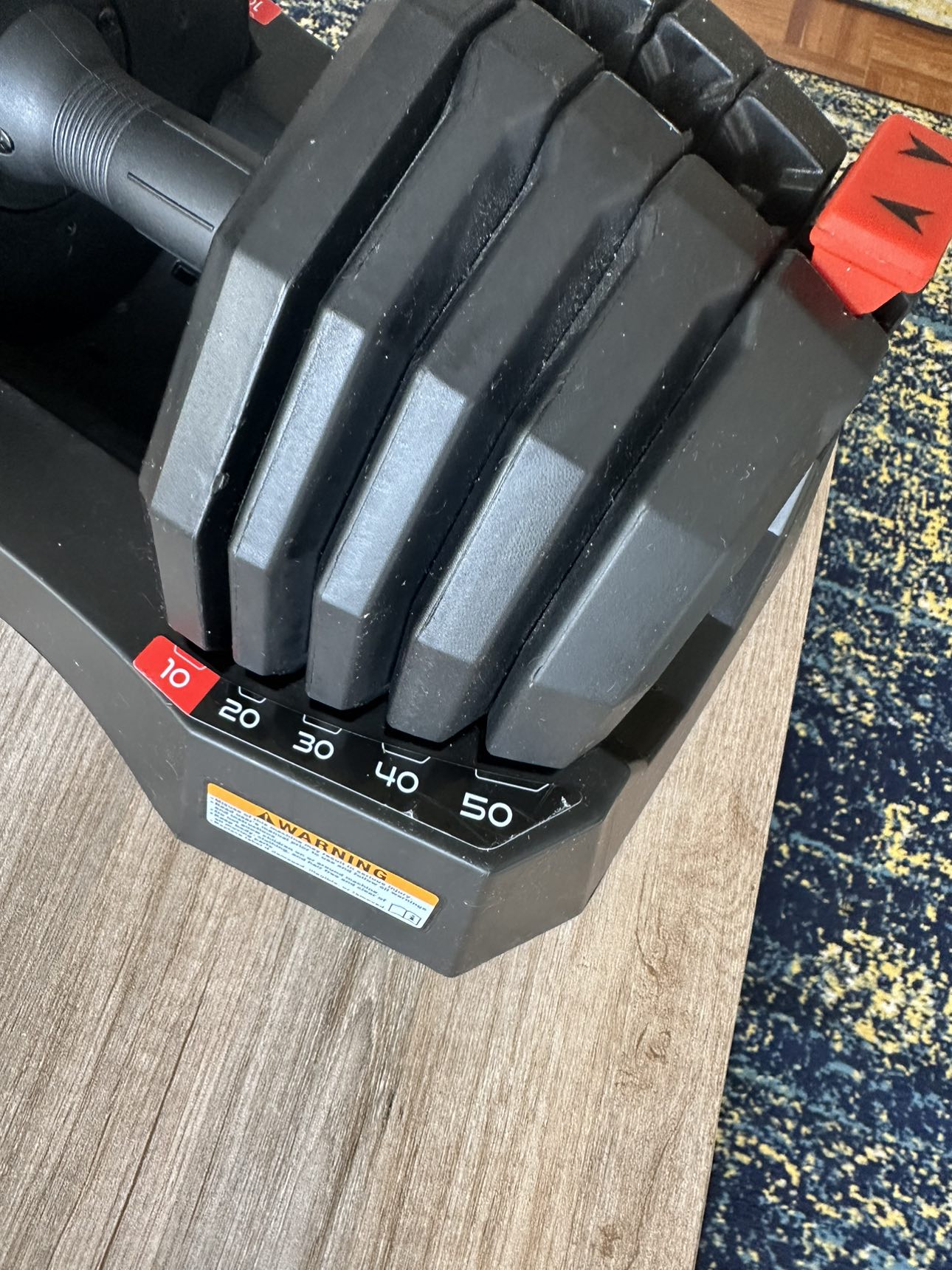 Adjustable 50 Pound Dumbbell Weights - photo 4