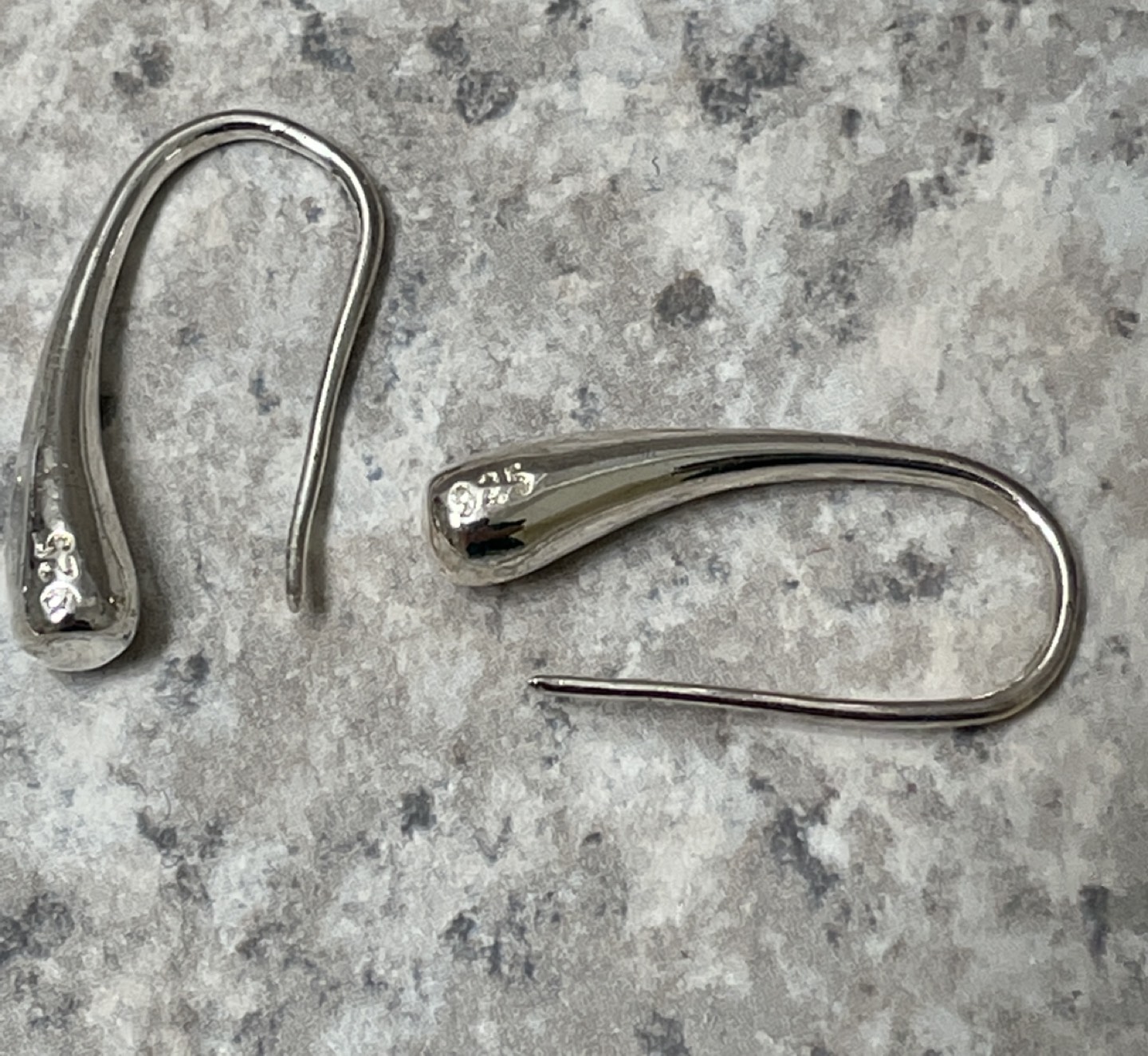 925 Sterling Silver Teardrop Shape Earrings 🎁 image indicator(4)