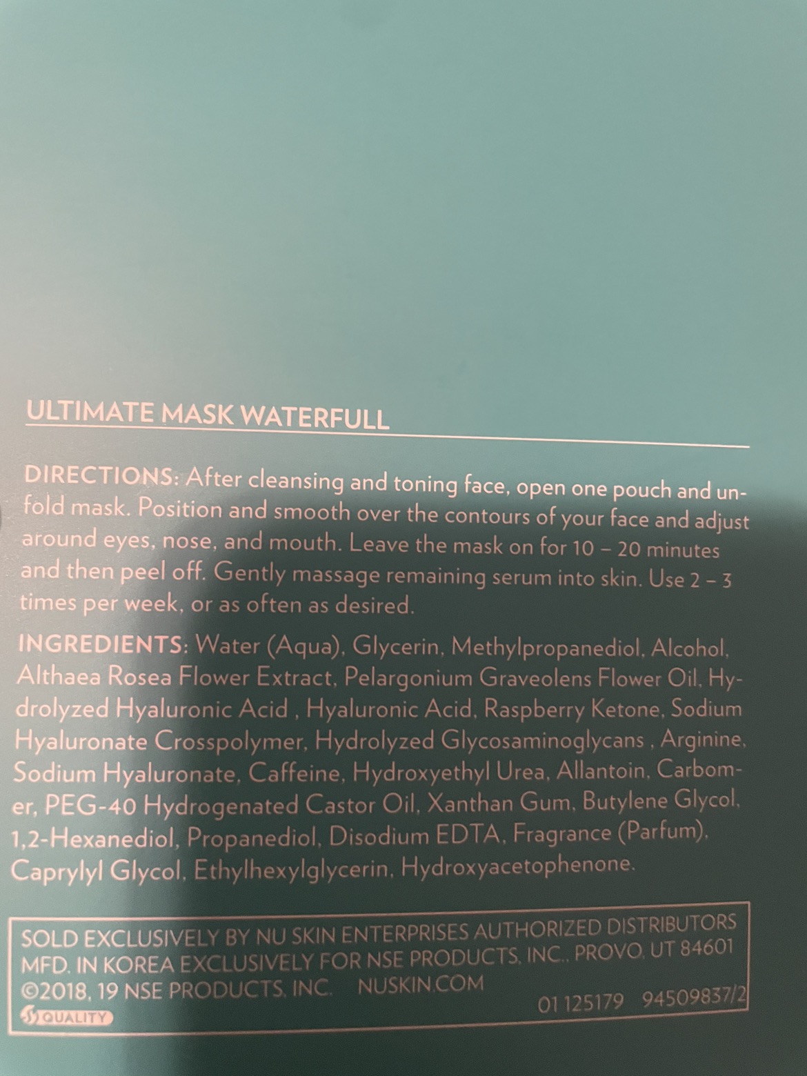 waterfall masks - photo 2