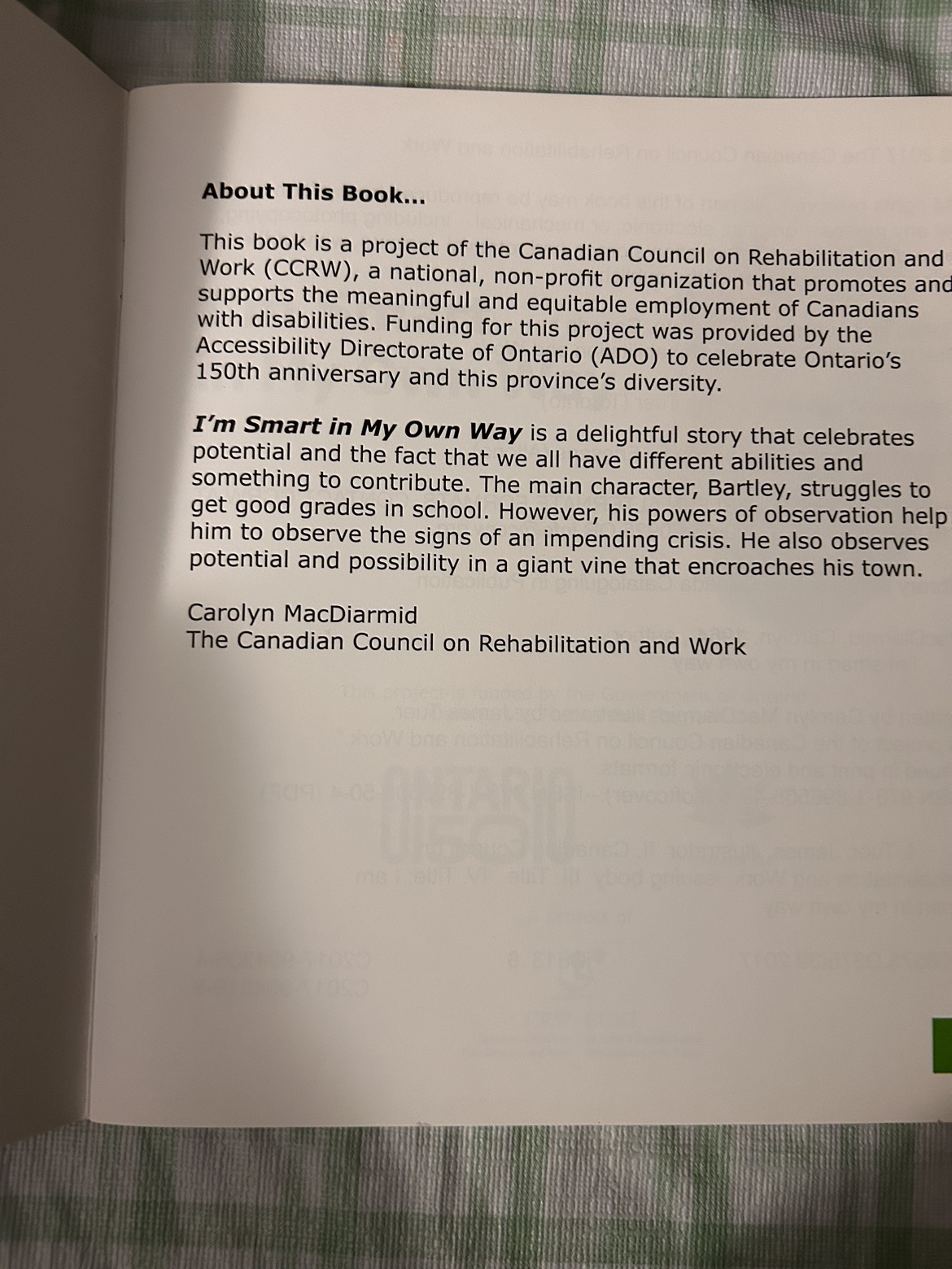 #freecycle I’m smart in my own way book - photo 3