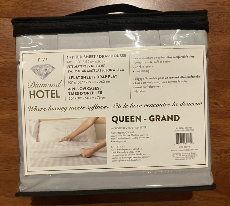 Queen 6 piece bed sheet set with 4 Pillow cases.500 thread count - photo 2