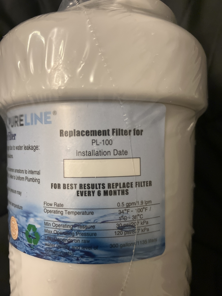 Refrigerator filter  PL100 image indicator(2)